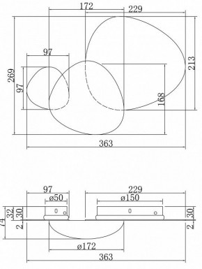 Бра Maytoni Jack-stone MOD314WL-L8G3K в Нижневартовске - nizhnevartovsk.mebel24.online | фото 5