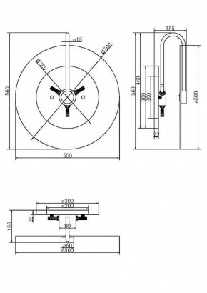 Бра Maytoni Mare MOD305WL-03B в Нижневартовске - nizhnevartovsk.mebel24.online | фото 4