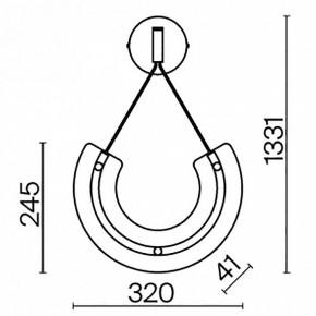 Бра Maytoni Maya P091WL-L18G3K1 в Нижневартовске - nizhnevartovsk.mebel24.online | фото 4