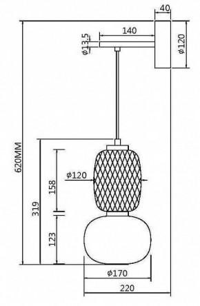 Бра Maytoni Pattern MOD267WL-L18G3K в Нижневартовске - nizhnevartovsk.mebel24.online | фото 4