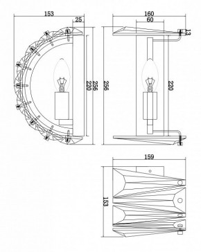 Бра Maytoni Puntes MOD043WL-01CH в Нижневартовске - nizhnevartovsk.mebel24.online | фото 3