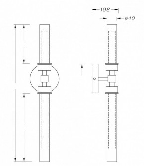 Бра Maytoni Stelo MOD116WL-L7B3K в Нижневартовске - nizhnevartovsk.mebel24.online | фото 3