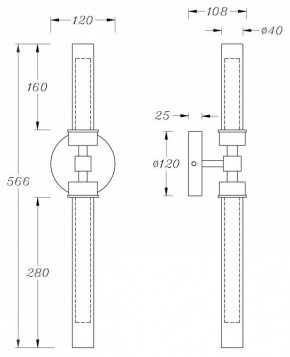 Бра Maytoni Stelo MOD116WL-L7BS3K в Нижневартовске - nizhnevartovsk.mebel24.online | фото 3