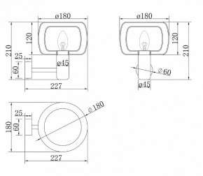 Бра Maytoni Vision MOD411WL-01G в Нижневартовске - nizhnevartovsk.mebel24.online | фото 5