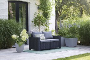 Диван Калифорния 2-х местный (California 2 Sofa), графит в Нижневартовске - nizhnevartovsk.mebel24.online | фото 1