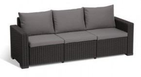 Диван Калифорния 3-х местный (California 3 Sofa), графит в Нижневартовске - nizhnevartovsk.mebel24.online | фото 2