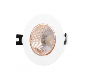 DK3061-WBR Встраиваемый светильник, IP 20, 10 Вт, GU5.3, LED, белый/бронзовый, пластик в Нижневартовске - nizhnevartovsk.mebel24.online | фото 1