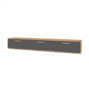 ФЛОРИДА Ф33 Тумба ТВ (дуб золотой/графит) в Нижневартовске - nizhnevartovsk.mebel24.online | фото