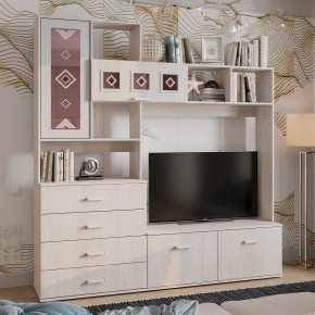 Гостиная Белла (модульная) ясень белый в Нижневартовске - nizhnevartovsk.mebel24.online | фото 15
