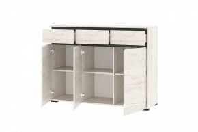 ГРЕТТА Комод 3С3Я 3дв, 3ящ (дуб крафт) в Нижневартовске - nizhnevartovsk.mebel24.online | фото 2