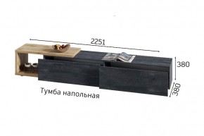 ХЛОЯ Гостиная (Дуб Вотан/Обсидиан) модульная в Нижневартовске - nizhnevartovsk.mebel24.online | фото 9