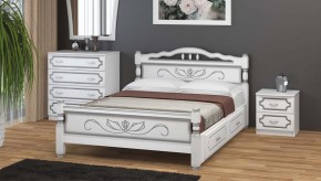 КАРИНА-5 Кровать из массива 1200 с 2-мя ящиками в Нижневартовске - nizhnevartovsk.mebel24.online | фото 1