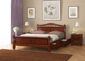 КАРИНА-5 Кровать из массива 1200 с 2-мя ящиками в Нижневартовске - nizhnevartovsk.mebel24.online | фото 2