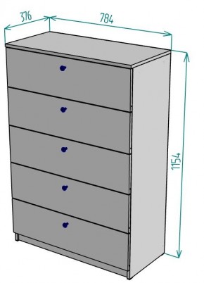 Комод Arvid K150 в Нижневартовске - nizhnevartovsk.mebel24.online | фото 2