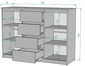 Комод Мальта K118 в Нижневартовске - nizhnevartovsk.mebel24.online | фото 2