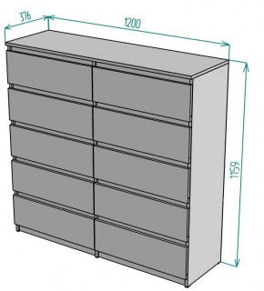 Комод Malta light K154 в Нижневартовске - nizhnevartovsk.mebel24.online | фото 21