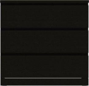 Комод Варма 3 с тремя выдвижными ящиками, цвет ясень черный в Нижневартовске - nizhnevartovsk.mebel24.online | фото 2