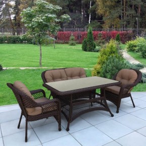 Комплект плетеной мебели T130/LV-520BB-Brown_Beige в Нижневартовске - nizhnevartovsk.mebel24.online | фото 2