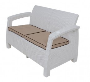 Комплект уличной мебели Yalta Premium Terrace Set (Ялта) белый (+подушки под спину) в Нижневартовске - nizhnevartovsk.mebel24.online | фото 2