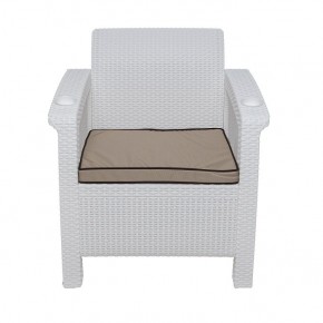 Комплект уличной мебели Yalta Premium Terrace Set (Ялта) белый (+подушки под спину) в Нижневартовске - nizhnevartovsk.mebel24.online | фото 6
