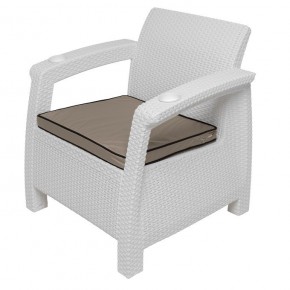 Комплект уличной мебели Yalta Premium Terrace Set (Ялта) белый (+подушки под спину) в Нижневартовске - nizhnevartovsk.mebel24.online | фото 7