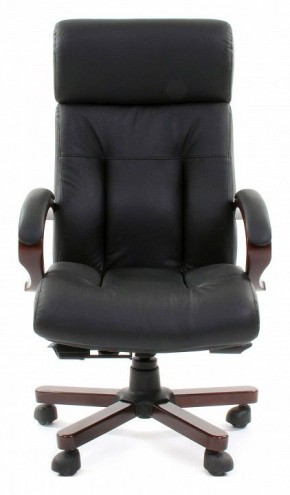 Кресло для руководителя Chairman 421 черный/орех темный, черный в Нижневартовске - nizhnevartovsk.mebel24.online | фото 2