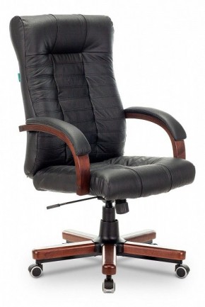 Кресло для руководителя KB-10WALNUT/B/LEATH в Нижневартовске - nizhnevartovsk.mebel24.online | фото