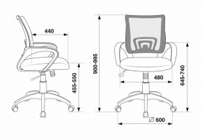 Кресло компьютерное CH-695N/BL/TW-11 в Нижневартовске - nizhnevartovsk.mebel24.online | фото 12