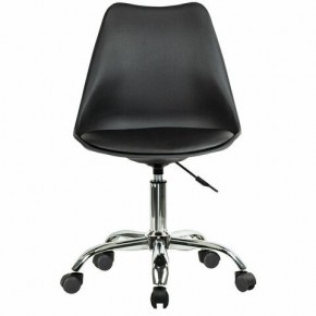 Кресло стул BRABIX "Eames MG-310 CH", хром, пластик черный, экокожа черная, 532925 в Нижневартовске - nizhnevartovsk.mebel24.online | фото 1