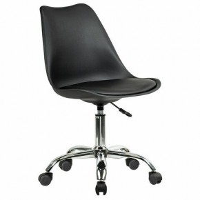 Кресло стул BRABIX "Eames MG-310 CH", хром, пластик черный, экокожа черная, 532925 в Нижневартовске - nizhnevartovsk.mebel24.online | фото 2