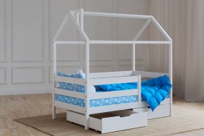 Кровать-домик 80*160 Белый в Нижневартовске - nizhnevartovsk.mebel24.online | фото 3