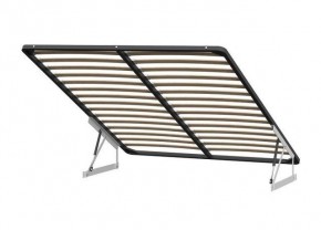 Кровать двойная №2 (универсальная 1.6х2.0) Серия 2 + основание с ПМ (Белый/Бежевый ткань/Квадро Бежевый ткань) в Нижневартовске - nizhnevartovsk.mebel24.online | фото 2