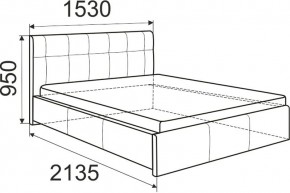 Кровать Лаура с латами Nice White 1400x2000 в Нижневартовске - nizhnevartovsk.mebel24.online | фото 2