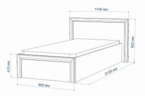Кровать односпальная Нобиле Кр-90 в Нижневартовске - nizhnevartovsk.mebel24.online | фото 2