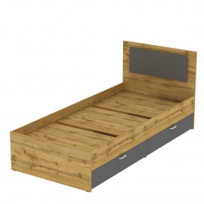 Кровать Ольга L47 (900) 2 ящика (ДВ-Графит) в Нижневартовске - nizhnevartovsk.mebel24.online | фото