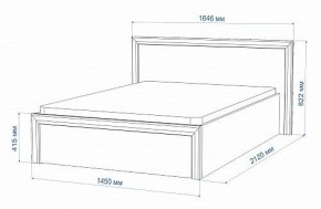 Кровать полутораспальная Нобиле Кр-140 в Нижневартовске - nizhnevartovsk.mebel24.online | фото 3