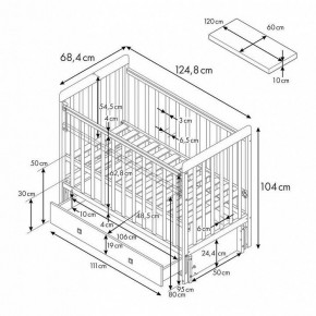 Кроватка Фея 328-01 в Нижневартовске - nizhnevartovsk.mebel24.online | фото 10