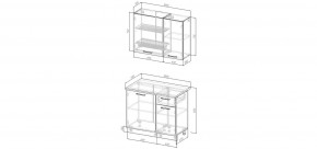 Кухонный гарнитур Каппучино 1000 (Стол. 26мм) в Нижневартовске - nizhnevartovsk.mebel24.online | фото 3