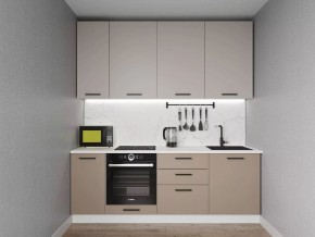 Кухонный гарнитур Каппучино 2200 h950 (Стол. 38мм) в Нижневартовске - nizhnevartovsk.mebel24.online | фото 1