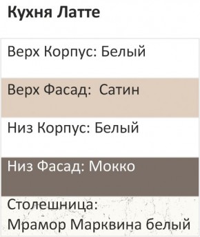 Кухонный гарнитур Латте 1800 (Стол. 26мм) в Нижневартовске - nizhnevartovsk.mebel24.online | фото 3