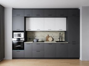 Кухонный гарнитур Меренга 3400 (Стол. 38мм) в Нижневартовске - nizhnevartovsk.mebel24.online | фото 1