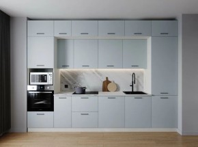 Кухонный гарнитур Смоки 3400 (Стол. 26мм) в Нижневартовске - nizhnevartovsk.mebel24.online | фото 1
