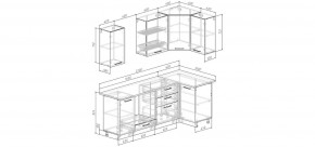 Кухонный гарнитур Старое Дерево 2200*1000 (Стол. 26мм) в Нижневартовске - nizhnevartovsk.mebel24.online | фото 2