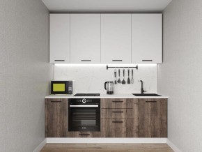 Кухонный гарнитур Старое Дерево 2200 h950 (Стол. 38мм) в Нижневартовске - nizhnevartovsk.mebel24.online | фото 1