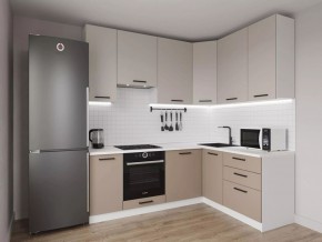 Кухонный гарнитур угловой Каппучино 2200*1600 h 950 (Стол. 38мм) в Нижневартовске - nizhnevartovsk.mebel24.online | фото 1