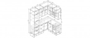 Кухонный гарнитур Умбра 2200*1700 (Стол. 38мм) в Нижневартовске - nizhnevartovsk.mebel24.online | фото 2