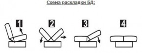 ЛАУРА ЛЮКС Диван Лаура Люкс БД+2подушки в Нижневартовске - nizhnevartovsk.mebel24.online | фото 7