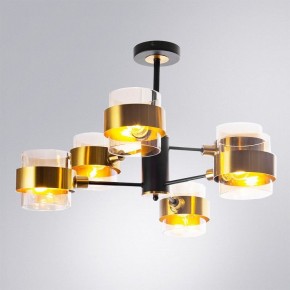 Люстра на штанге Arte Lamp Carlo A8205SP-6BK в Нижневартовске - nizhnevartovsk.mebel24.online | фото 2