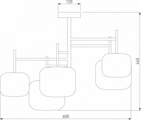 Люстра на штанге Eurosvet Jar 70128/5 хром в Нижневартовске - nizhnevartovsk.mebel24.online | фото 4