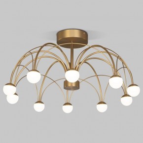 Люстра на штанге Eurosvet Ragno 90031/10 LED золото в Нижневартовске - nizhnevartovsk.mebel24.online | фото